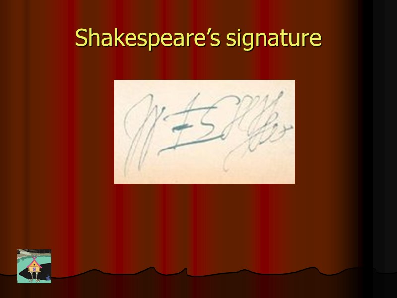 Shakespeare’s signature